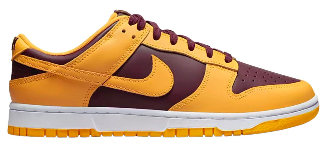 maroon and gold shoes nike